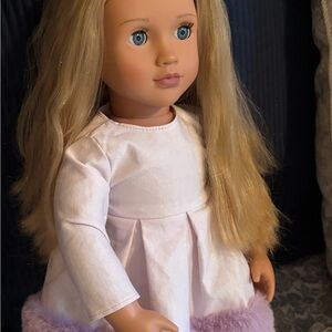 OurGeneration Blonde Doll with one outfit and shoes